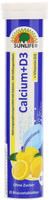 SUNLIFE&reg; Calcium und Vitamin D3 Brausetablette 20 St