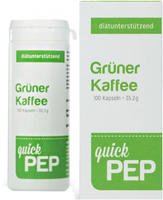 quickPEP Gr&uuml;ner Kaffee Kapseln 100 St