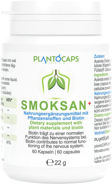 Plantocaps Smoksan + Kapseln (60 Stk.)