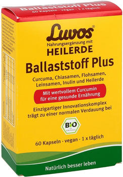 Luvos Naturkosmetik Heilerde Bio Ballaststoff Plus Kapseln (60 Stk.)