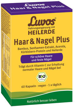 Luvos Naturkosmetik Heilerde Bio Haar & Nagel Plus Kapseln (60 Stk.)
