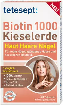 Tetesept Biotin 1000 Kieselerde (30 Stk.)