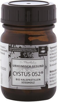 Dr. Pandalis Cystus 052 Bio Halspastillen Süßholz (66 Stk.)