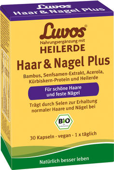 Luvos Naturkosmetik Heilerde Bio Haar & Nagel Plus Kapseln (30 Stk.)