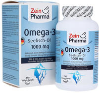 PZN-DE 13721801, ZeinPharma Omega-3 1000 mg Seefisch&ouml;l Softgel-Kapseln hochdo. 140