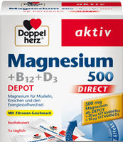 Doppelherz Magnesium 500+b12+d3 Depot Direct Pell. 20 St