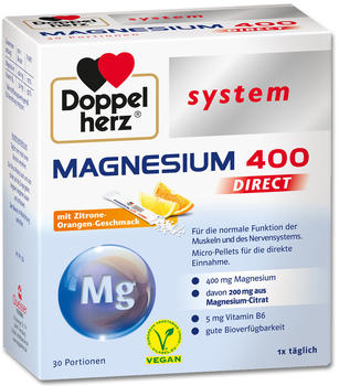 Doppelherz system Magnesium 400 Direct Pellets (30 Stk.)