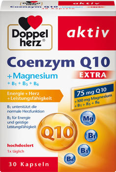 Doppelherz aktiv Coenzym Q10 Extra + Magnesium + B1 + B5 + B6 Kapseln (30 Stk.)