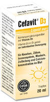 PZN-DE 14218116, Cefak Cefavit D3 Liquid pur Tropfen zum Einnehmen 20 ml,...