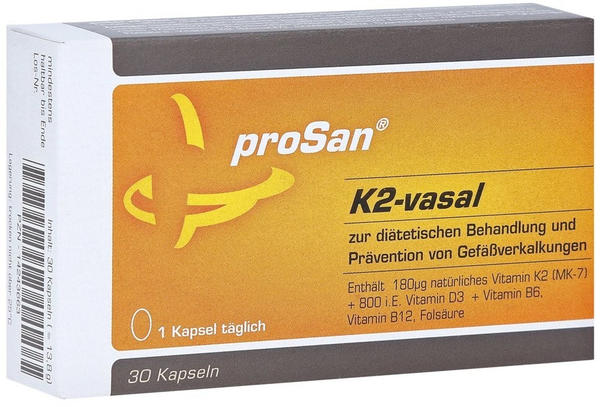 Prosan K2-vasal Weichkapeln (30 Stk.)