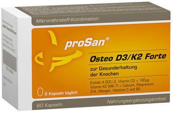 Prosan Osteo D3/K2 Forte Kapseln (60 Stk.)