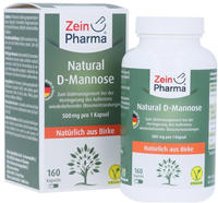 PZN-DE 11161278, Natural D-Mannose 500mg von ZEINpharma 160 stk