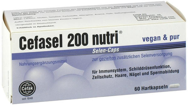 Cefak KG Cefasel 200 nutri Selen-caps (60 Stk.)
