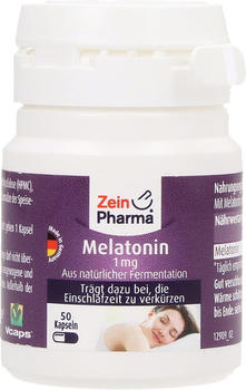 ZeinPharma Melatonin 1mg Kapseln (50 Stk.)