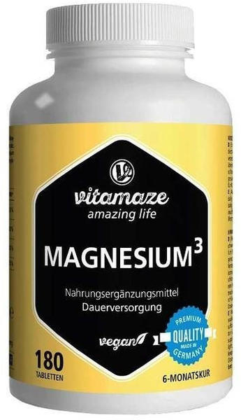 Vitamaze Magnesium Komplex 350mg vegane Tabletten (180 Stk.)