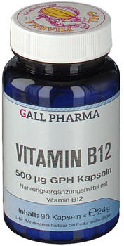 Gall Pharma Vitamin B12 500µg GPH Kapseln (90 Stk.)