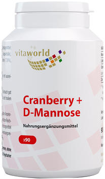 Vita-World Cranberry + D-Mannose Kapseln (90 Stk.)