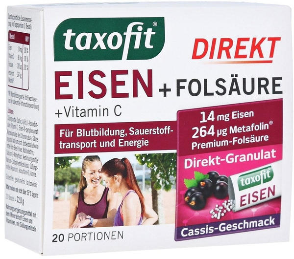 Taxofit Eisen + Folsäure Direkt-Granulat (20 Stk.)