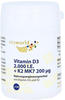 PZN-DE 14444947, Vitamin D3 + K2 2.000 I.E. / 200 µg Tabletten Inhalt: 14.5 g,