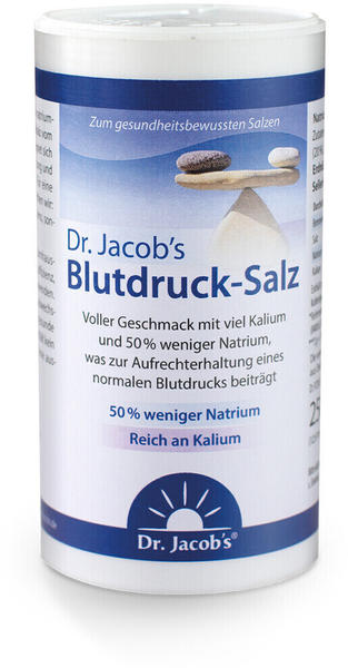 Dr. Jacobs Blutdruck-Salz mit Kalium Salzersatz (250g)