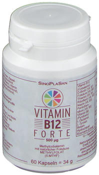 Sinoplasan Vitamin B12 forte 500µg Methylcobalamin Kapseln (60 Stk.)