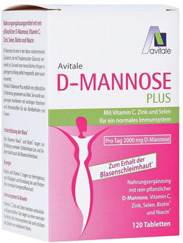 Avitale D-Mannose Plus 2000mg Tabletten (120 Stk.)
