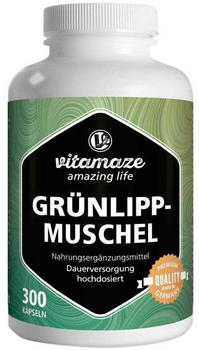 Vitamaze Grünlippmuschel 500mg Kapseln (300 Stk.)