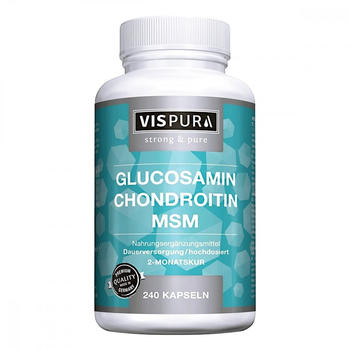Vispura Glucosamin + Chondroitin + MSM Kapseln (240 Stk.)
