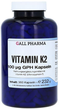 Hecht Pharma Vitamin K2 100 µg GPH Kapseln (360 Stk.)