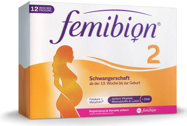 P&G Femibion 2 Schwangerschaft Kombipackung Tabletten & Kapseln (2x84 Stk.)