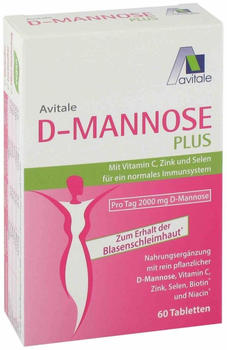 Avitale D-Mannose Plus 2000mg Tabletten (60 Stk.)