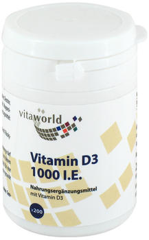 Vita-World Vitamin D3 100 I.E. pro Tag Tabletten (200 Stk.)