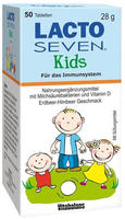 Lacto Seven Kids Kautabletten mit Erdbeer-Himbeer-Geschmack 50 St