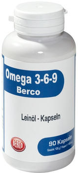 Berco Omega 3-6-9 Leinöl - Kapseln (90 Stk.)