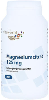 Vita-World Magnesiumcitrat 125mg Kapseln (120 Stk.)