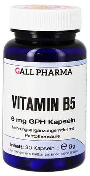 Hecht Pharma Vitamin B5 6mg GPH Kapseln (30 Stk.)