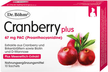Dr. Böhm Cranberry Plus 67 mg PAC Granulat (10 Stk.)