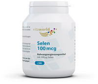 Vita World Selen 100 mcg Tabletten f&uuml;r wundersch&ouml;ne Haare und Haut 48 g,