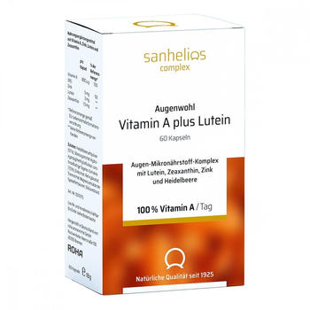 Roha Sanhelios Augenwohl Vitamin A Plus Lutein Kapseln (60Stk.)