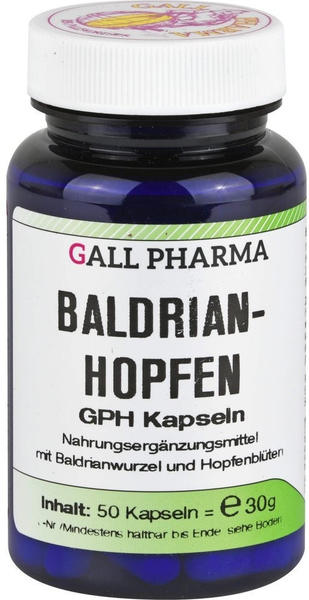 Hecht Pharma Baldrian Hopfen GPH Kapseln (50Stk.)