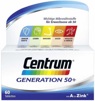 Pfizer Centrum Generation 50+ Tabletten (60 Stk.)