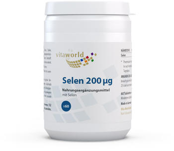 Vita-World Selen 200 µg Tabletten (60Stk.)