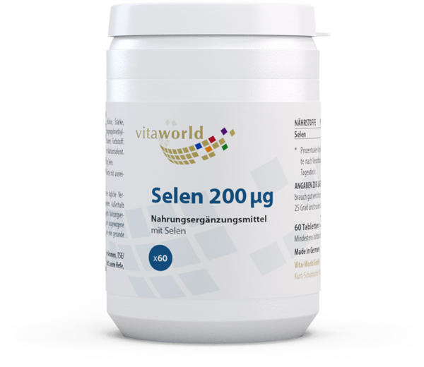 Vita-World Selen 200 µg Tabletten (60Stk.)