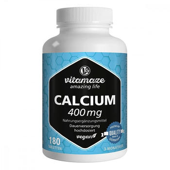 Vitamaze Calcium 400mg hochdosiert Tabletten (180 Stk.)