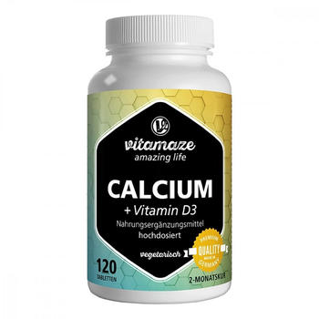Vitamaze Calcium 600mg + Vitamin D3 400 I.E. Tabletten (120 Stk.)