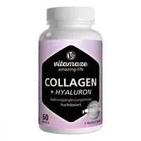 PZN-DE 16018580, vitamaze Collagen 300 mg+Hyaluron 100 mg hochdosiert Kaps. 60...