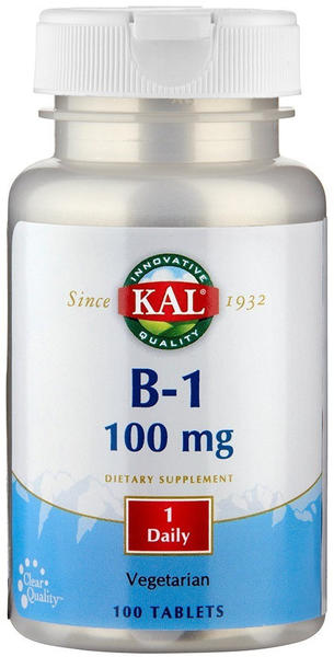 Supplementa Vitamin B1 Thiamin 100mg Tabletten (100 Stk.)