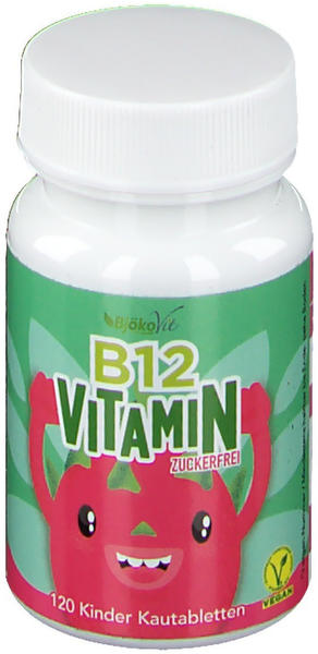 BjökoVit Vitamin B12 Kinder Kautabletten zuckerfrei (120 Stk.)