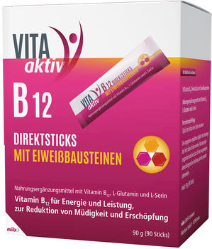 Mibe Vita Aktiv B12 Direktsticks (90 Stk.)