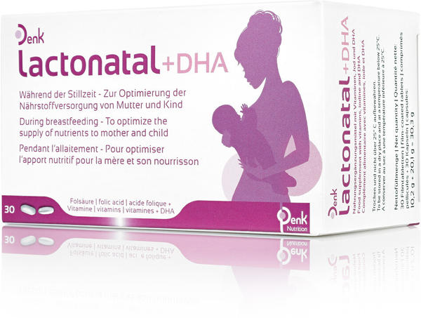 Denk Pharma Lactinatal + DHA Filmtabletten + Kapseln (2x30 Stk.)